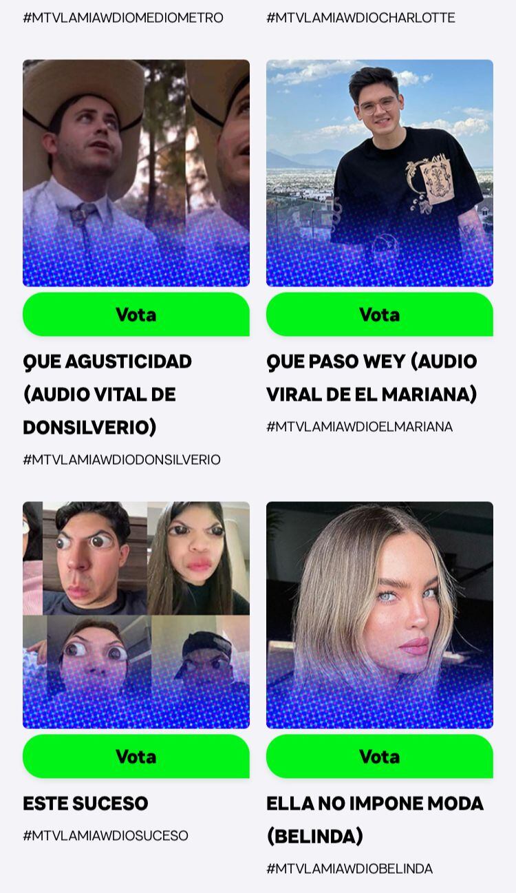 TikToker peruano es nominado a premios MTV por audio