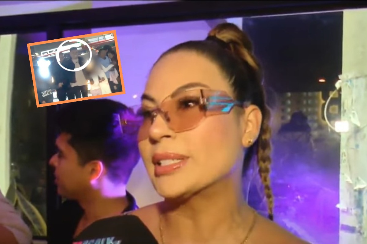 Pamela López ya se comunica con Christian Cueva. (Captura Magaly TV, La Firme)