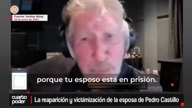 Roger Waters sale en defensa de Pedro Castillo.