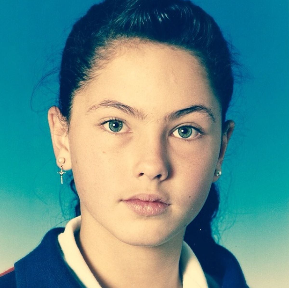 Bárbara Mori toda una adolescente, etapa donde su belleza resaltaba (Foto: Instagram de Bárbara Mori)