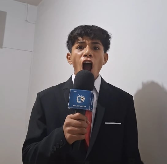 Cliver Huamán, el popular 'Pol Deportes'.