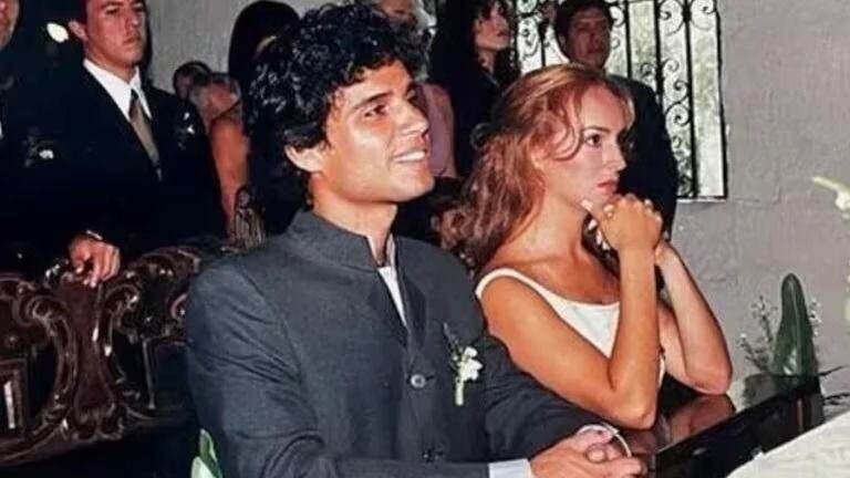 Pedro Suárez Vértiz y Cynthia Martínez se casaron en 1994 por civil.