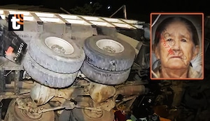 Trágico final: abuelita MUERE APLASTADA por pesado volquete en Huarochirí