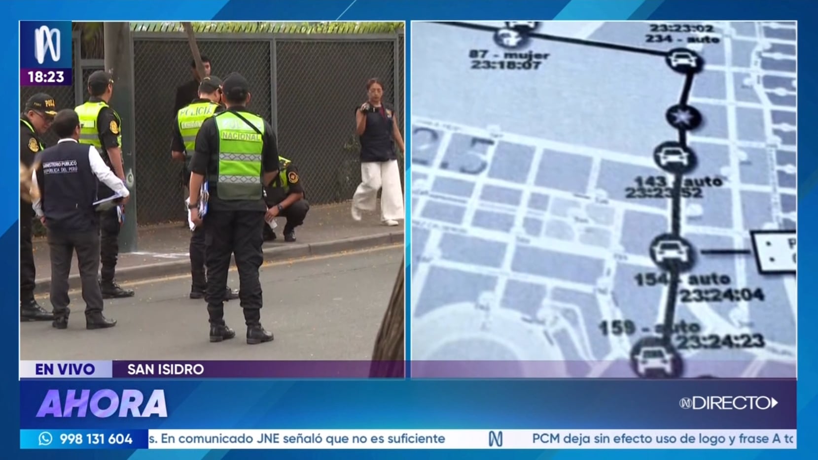 Tras ser suspendida un día antes, este viernes 27 de febrero se realizó la inspección técnica policial.