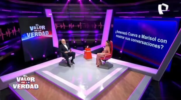 Pamela López en EVDLV refiriéndose a Marisol y Chistian Cueva.