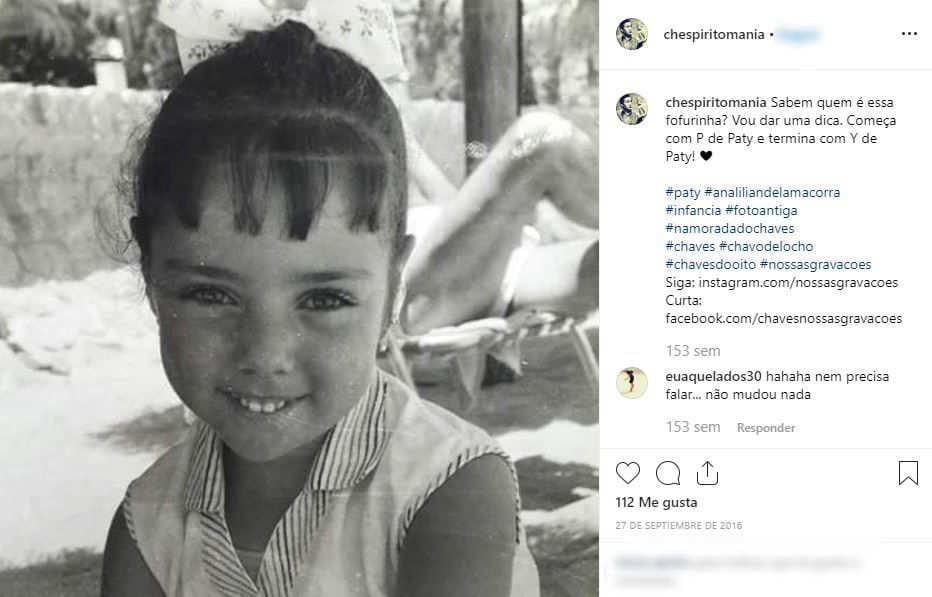 "El Chavo del 8": ¿por qué Paty dejó la serie a pesar de su popularidad? (Foto: Instagram)