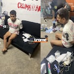¡LO AGARRARON DURMIENDO! Barrista de la ‘U’ cae con revólver, municiones, machetes, explosivos y marihuana