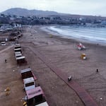 Agua Dulce: Así fue el cierre de la popular playa por labores de limpieza