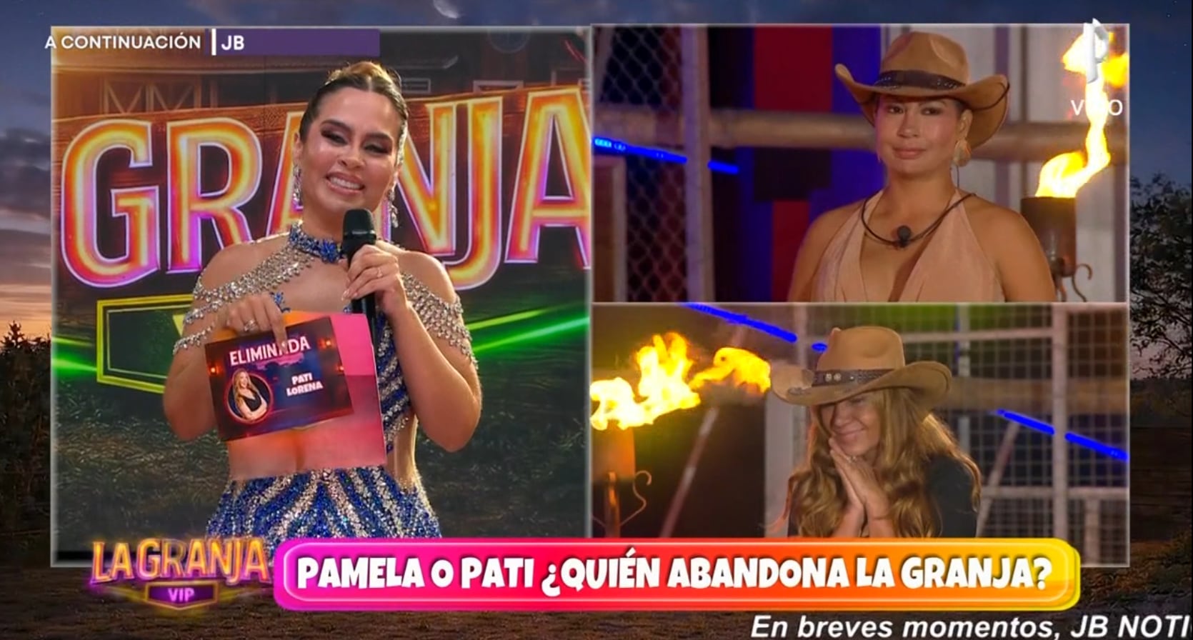 Pati Lorena fue eliminada de 'La Granja vip' este sábado 25 de abril.