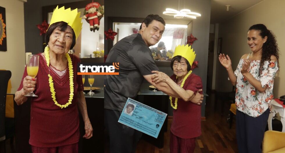 Victoria García Gil nació en San Vicente de Cañete. No se casó ni tuvo hijos, pero es feliz con el amor de su familia y recibirá con alegría el nuevo año 2022. (Entrevista: Isabel Medina / Foto: Giancarlo Ávila / Trome)