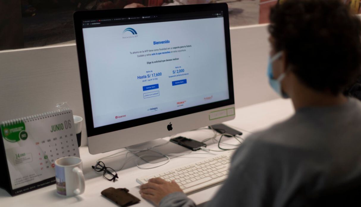 Realiza el trámite de retiro AFP de forma remota hasta el 24 de agosto. (Foto: Renzo Salazar / GEC)