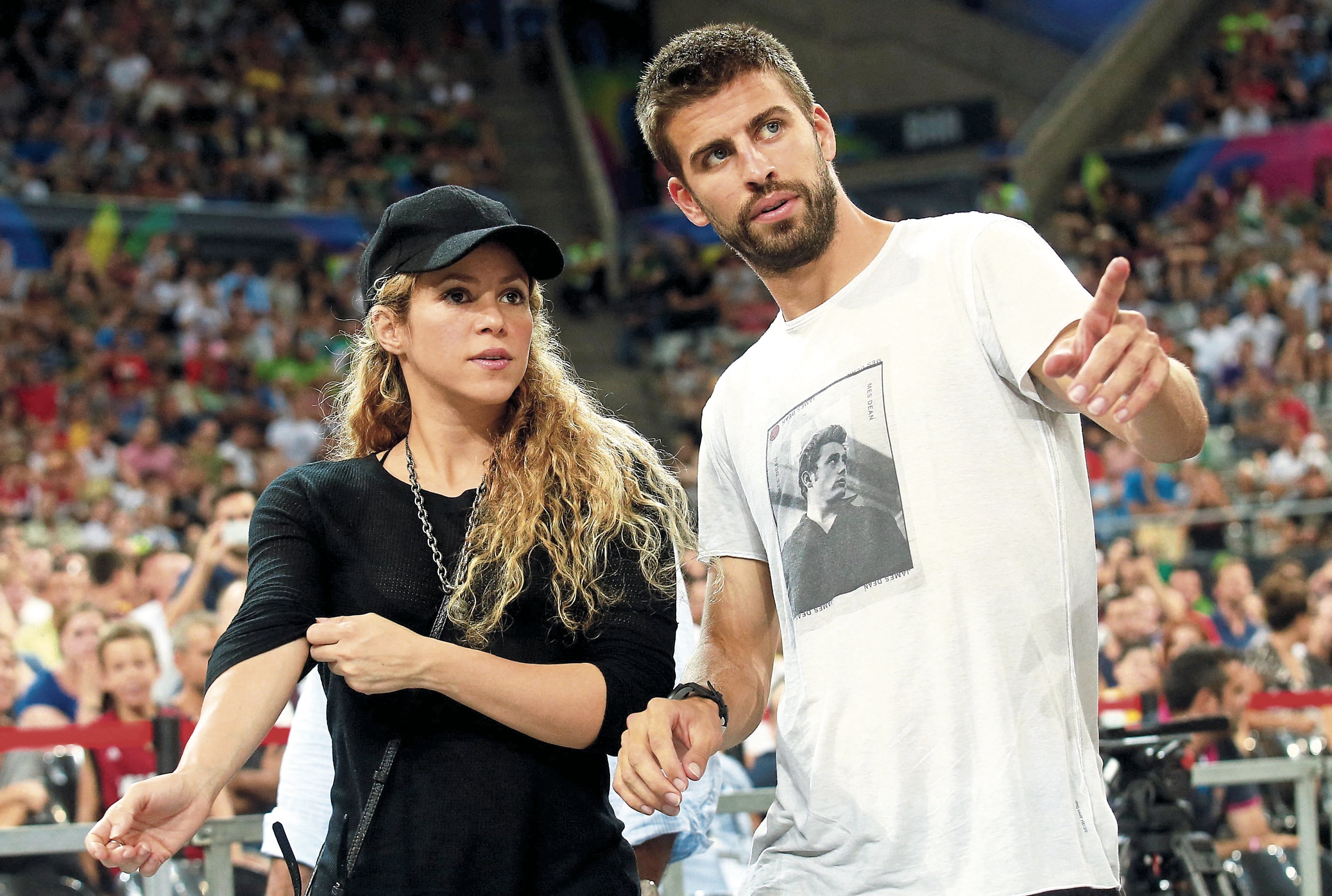 Shakira y Piqué en un evento público (Foto: Reuters)