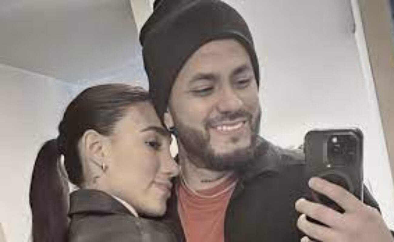 Samahara Lobatón con Bryan Torres.