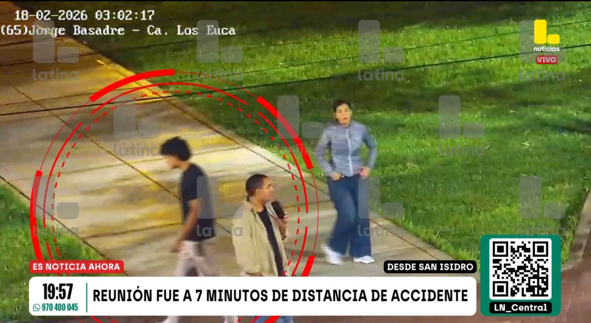 Luego del accidente a deportista. (Fuente: Latina)