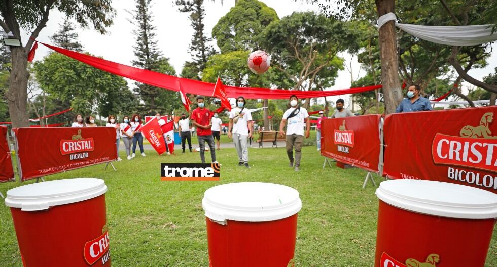 Festival para los hinchas peruanos trae juegos, retos, túnel blanquirrojo, también zona de gastronomía y conciertos. (Entrevista: Isabel Medina / Fotos: César Bueno / Trome)
