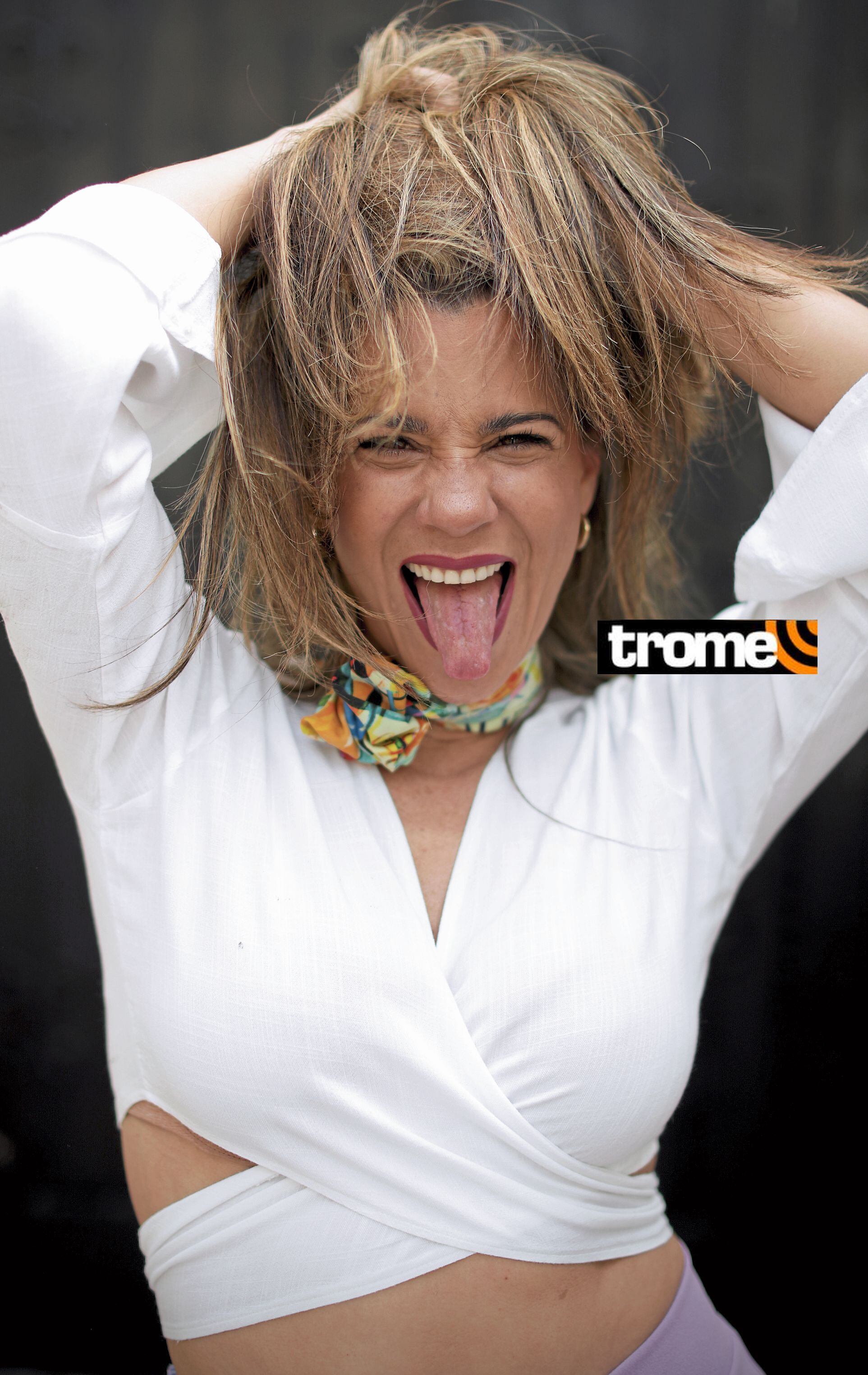 Vanessa Terkes en entrevista con Trome. (Foto: Alessandro Currarino)