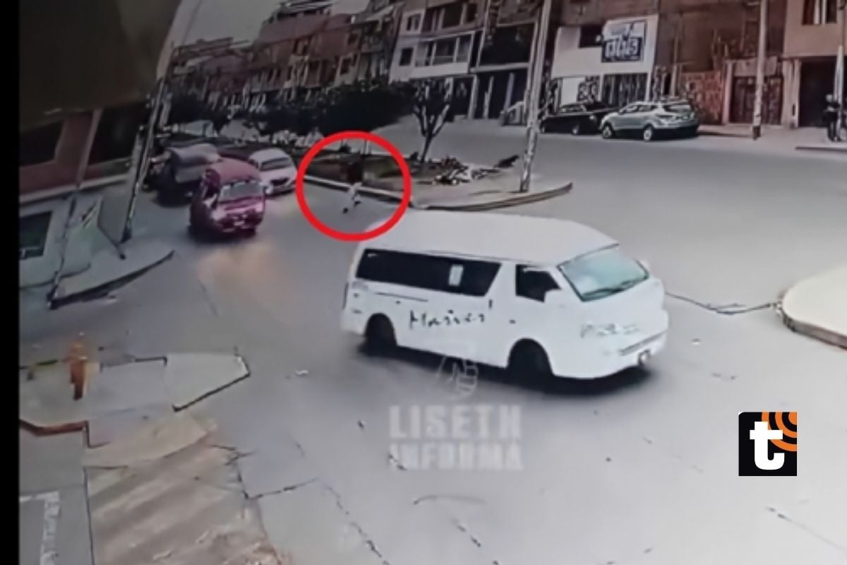 Cámaras registraron el violento ataque.