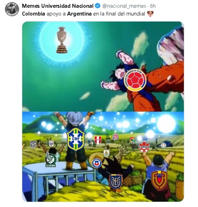 No pararás de reir con los mejores memes del Colombia Argentina por la fial de la Copa América.