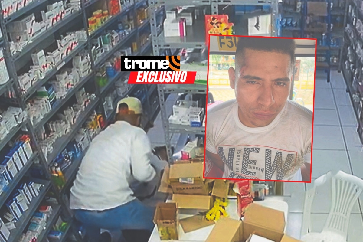 TROME - 'Jordy' volvió a robar y fue capturado en pleno escape.