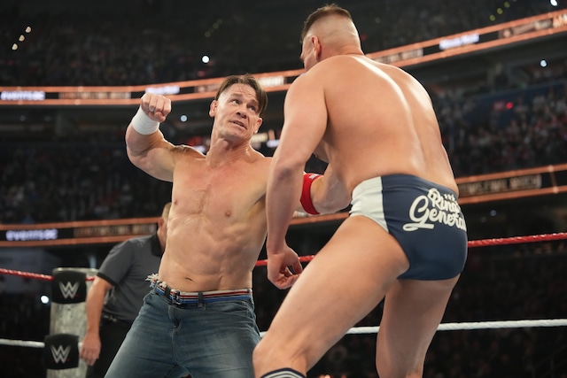 John Cena brindó una gran presentación en su lucha de retiro. (WWE Corp)