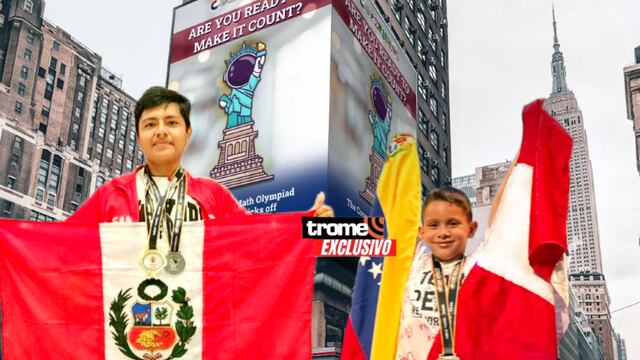 Perú logra varias medallas en Olimpiada Internacional de Matemáticas en Estados Unidos. (Compos. Isabel Medina / Trome).