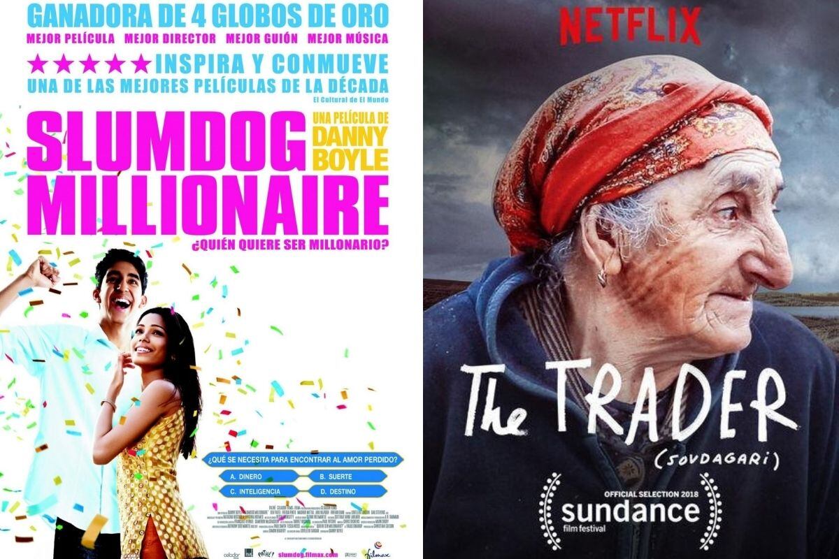 Quisiera ser millonario y El comerciante.
Foto: Netflix.