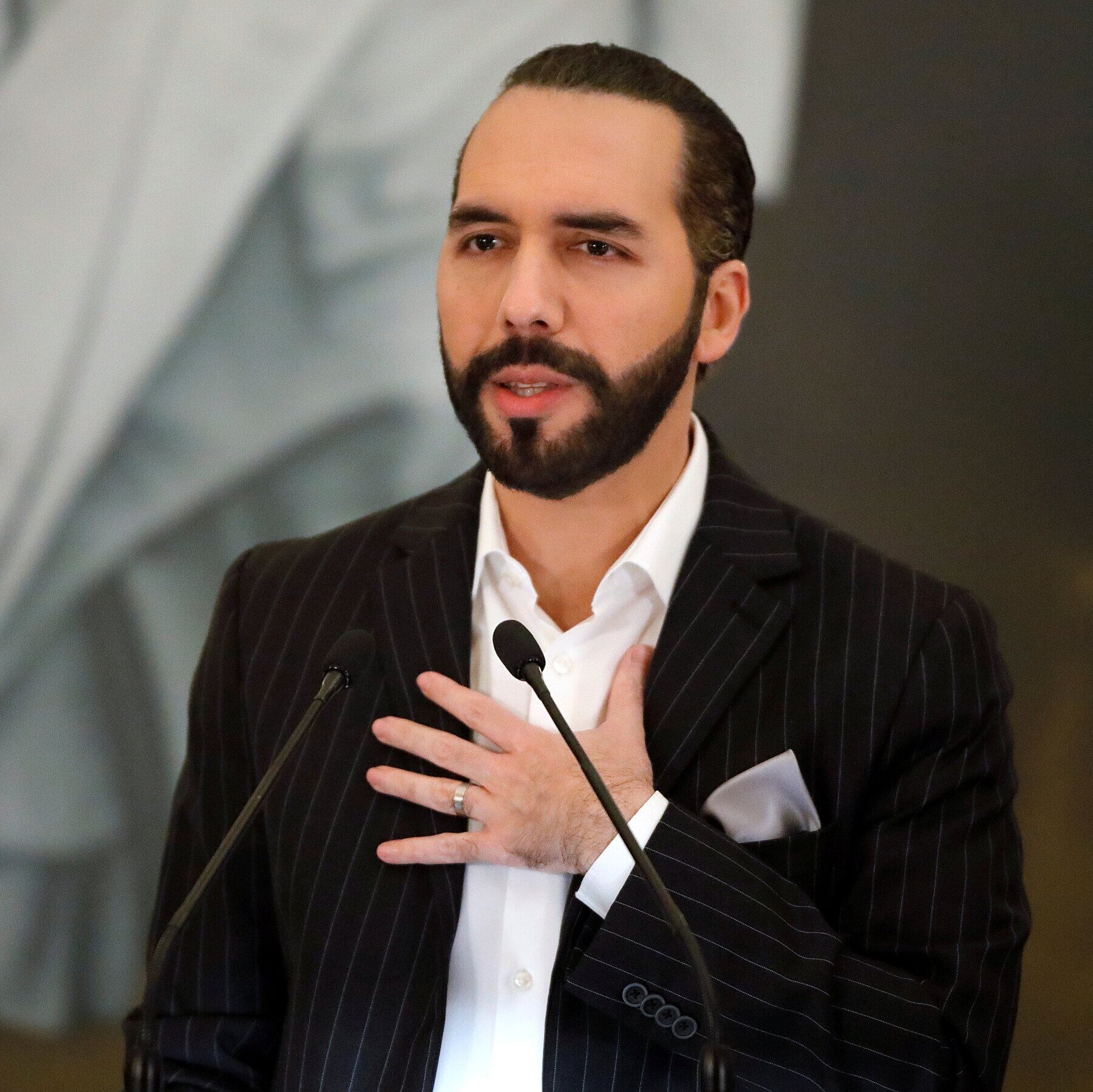 Nayib Bukele , presidente de El Salvador.