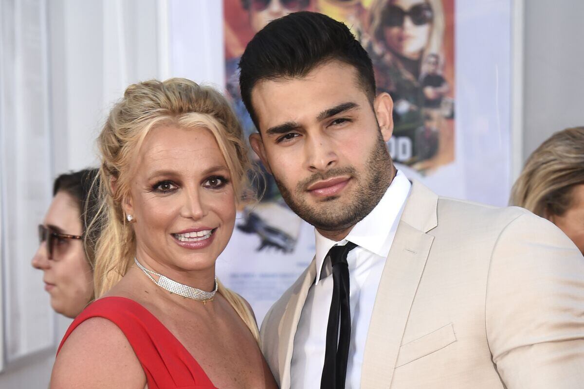 Britney Spears y Sam Asghari se casaron en junio de 2022 (Foto: AFP)