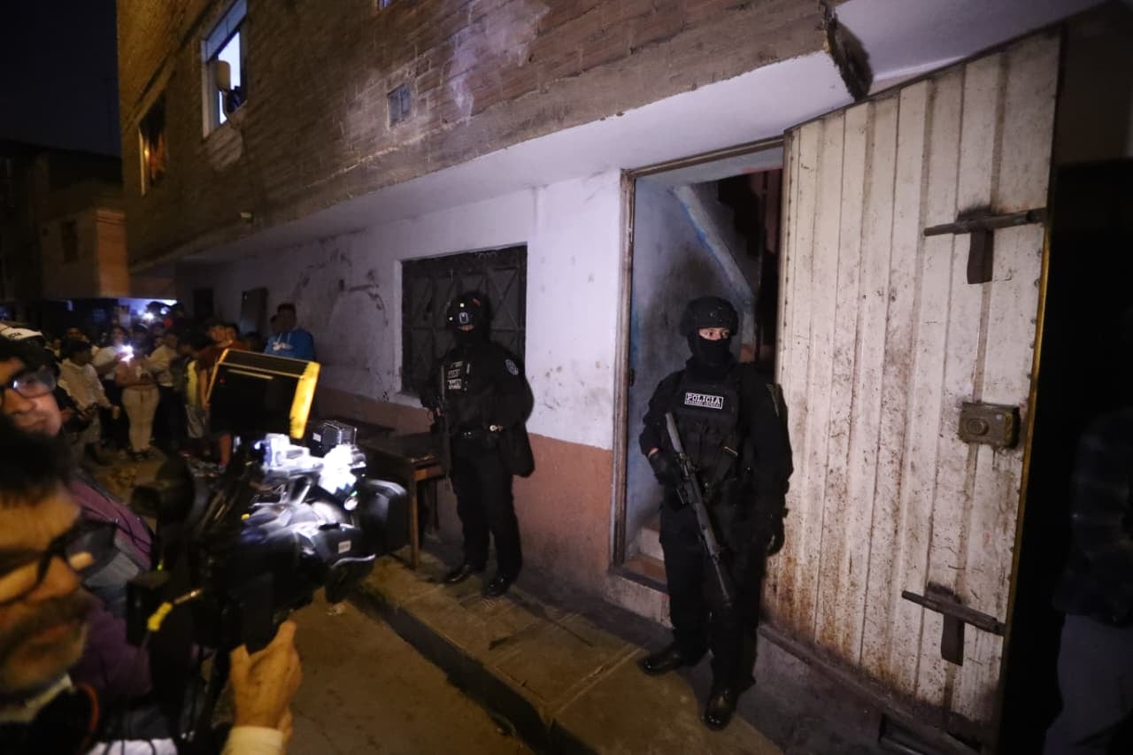 Policía rescató a empresario secuestrado en El Agustino. (Fotos: Julio Reaño/@photo.gec)