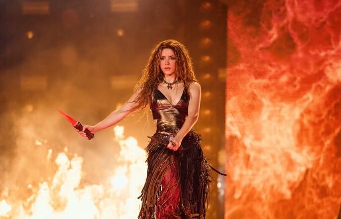 Shakira en Perú. (Instagram)