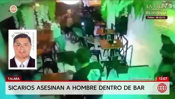 Cevichería funcionaba como bar en la noche. Foto: América noticias
