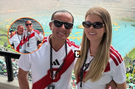 Brunella y Richard disfrutaron a lo grande la inauguración del Mundial 2026 en México con César Acuña