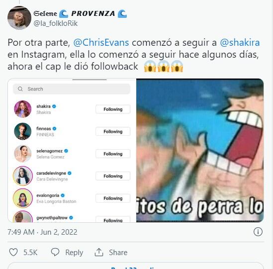 Usuarios de redes sociales siguen teorizando sobre posibles "affaires" entre la artista y diversos actores. (Foto: Twitter)