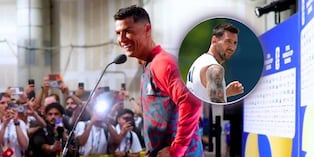 Cristiano Ronaldo dejó 'helado' a periodista que lo quiso comparar con Lionel Messi (Foto: @lanacion)
