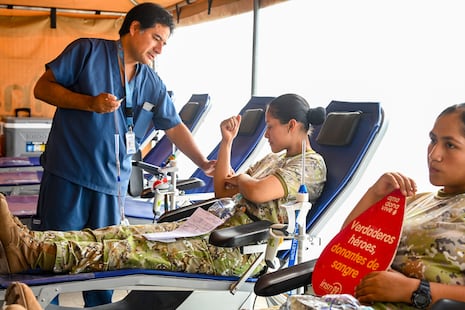 Ministerio de Salud y Ejército del Perú iniciaron campaña conjunta para promover la donación de sangre