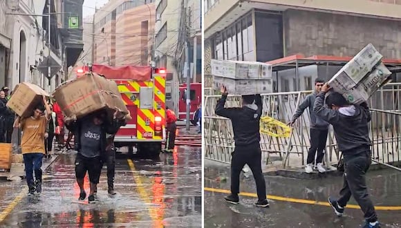 Comerciantes de Mesa Redonda realizan descarga de productos