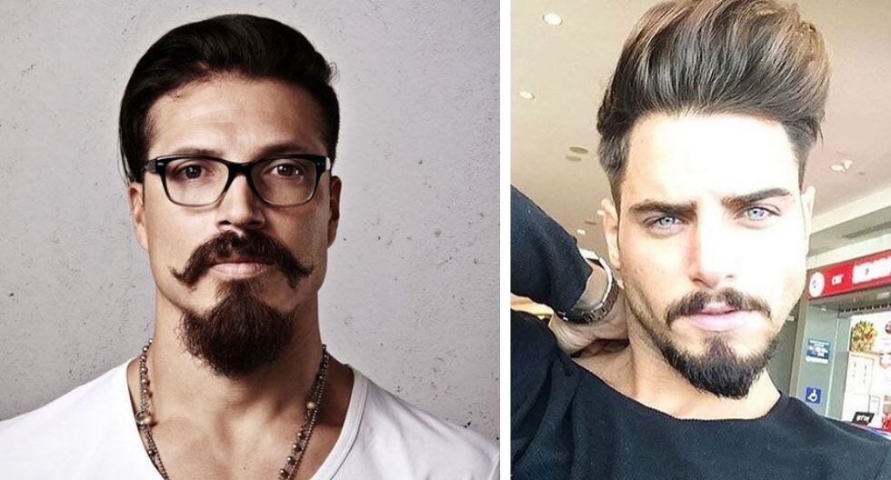 Este look consiste en combinar el bigote con la perilla y eliminar el vello de las mejillas.