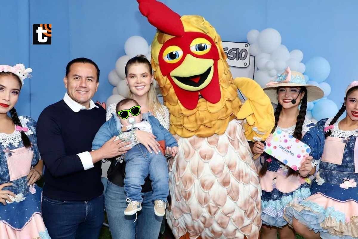 Brunella Horna y Richard Acuña celebraron 'cumplemes' de su pequeño. (@brunehorna)