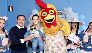 Brunella Horna y Richard Acuña celebraron los seis meses de su pequeño Alessio: “Te amamos”
