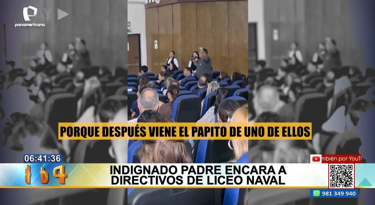 Padre enfrenta a directivos del Liceo Naval y exige acciones tras presunta agresión sexual.