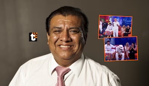 Hijo de Manolo Rojas rompe en llanto durante homenaje a su padre en ‘El Reventonazo de la Chola’