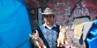 Torito de Pucará, estrella de la feria de las Alasitas