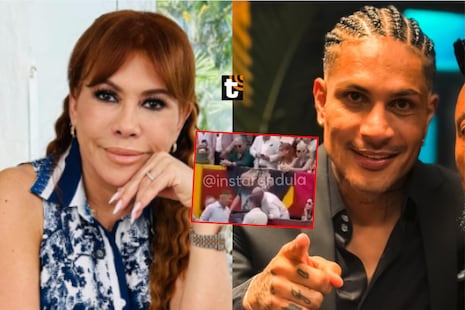Magaly Medina y Paolo Guerrero se vieron las caras en la Plaza de Acho: “Si las miradas mataran...”