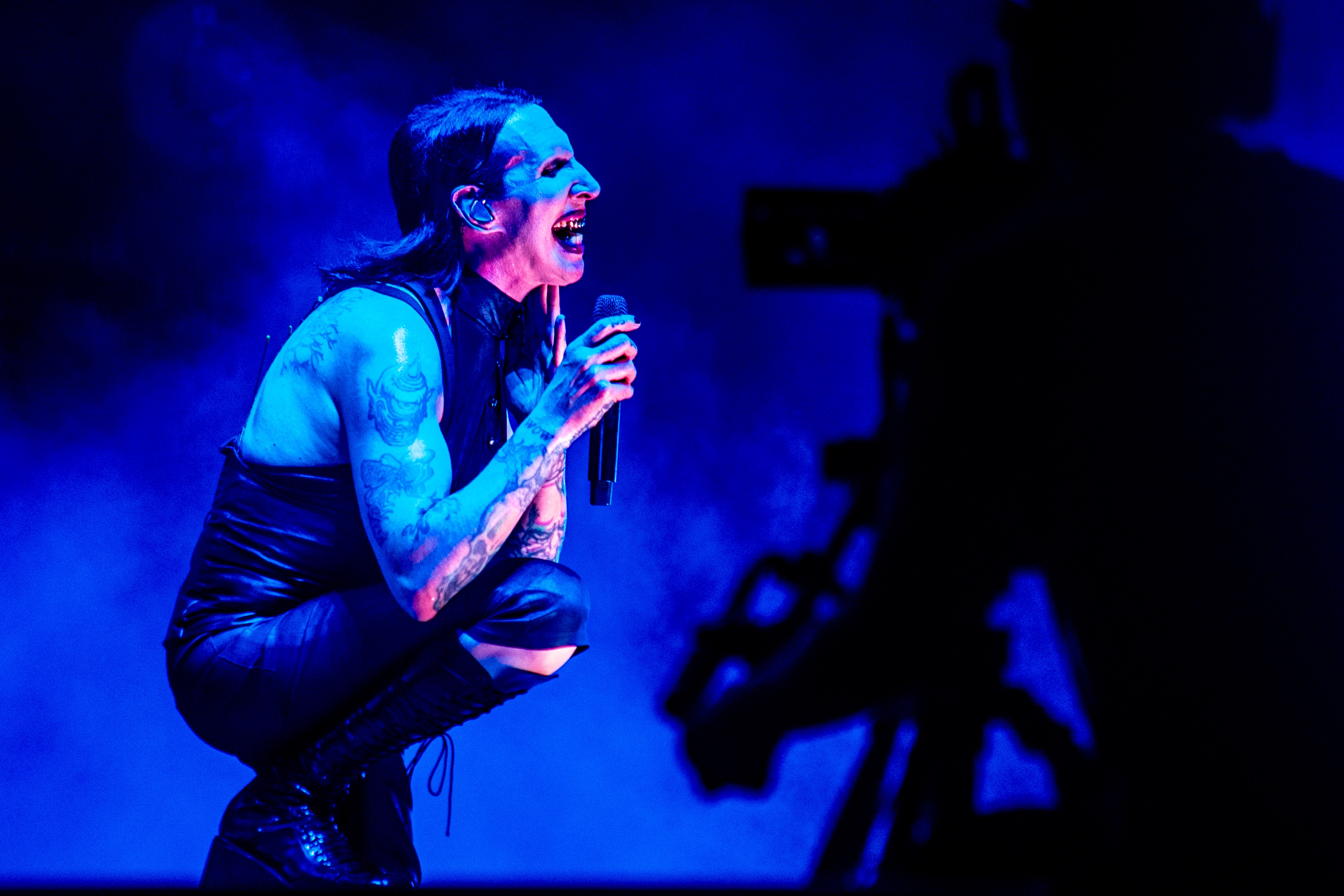 Marilyn Manson en el Vivo x el Rock 2025. Foto: Trome