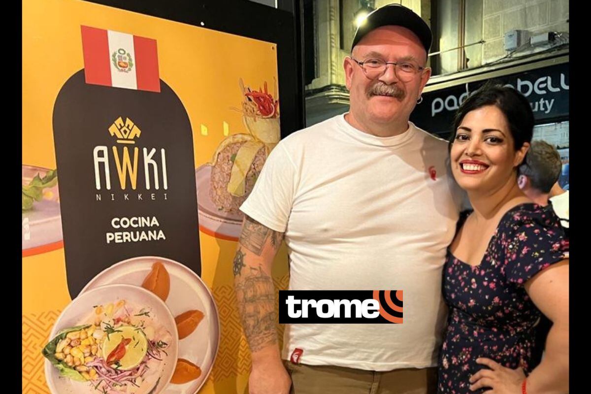 Clara Seminara junto al actor serbio Darko Peric.