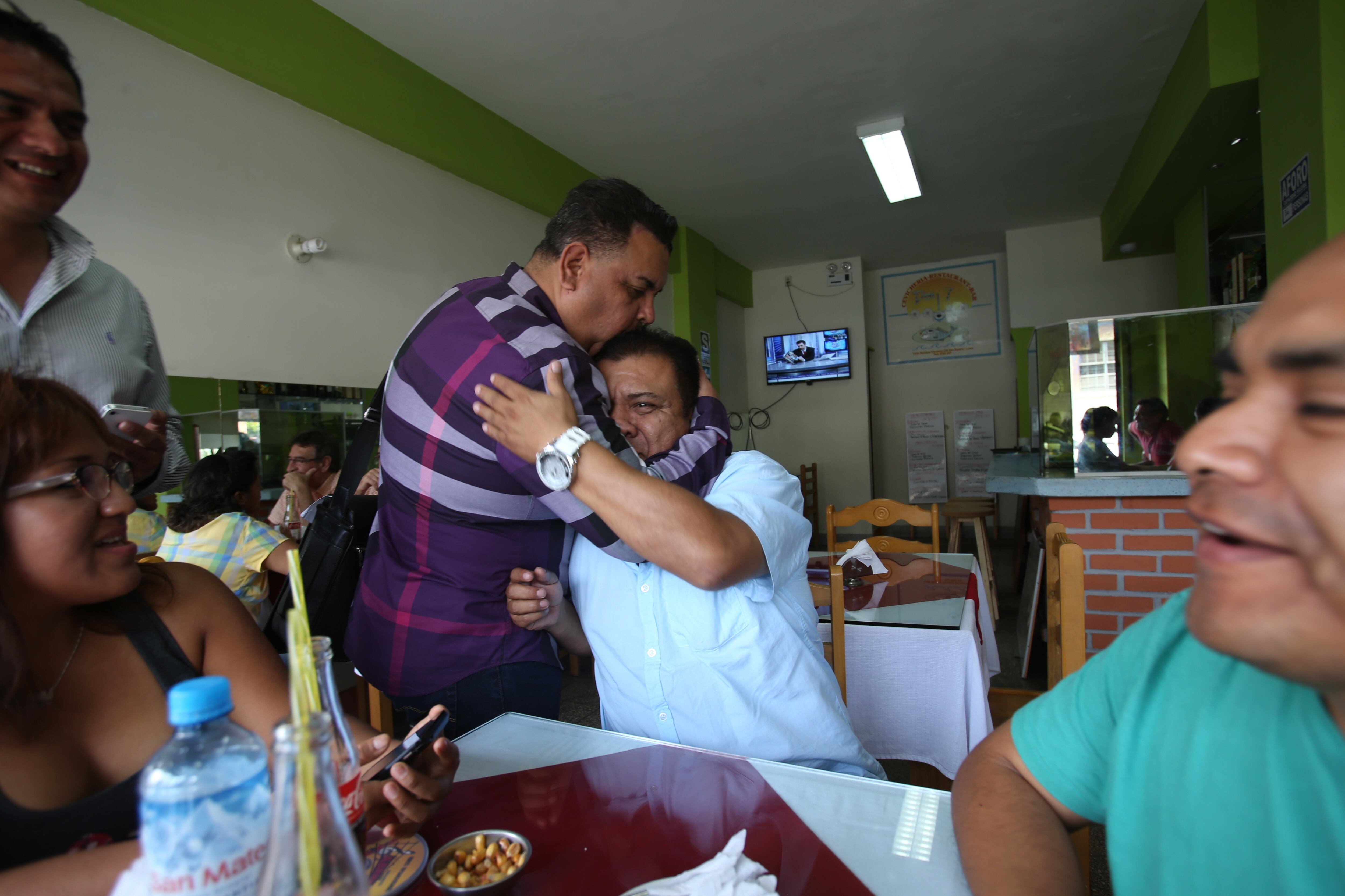 Andrés Hurtado y Manolo Rojas