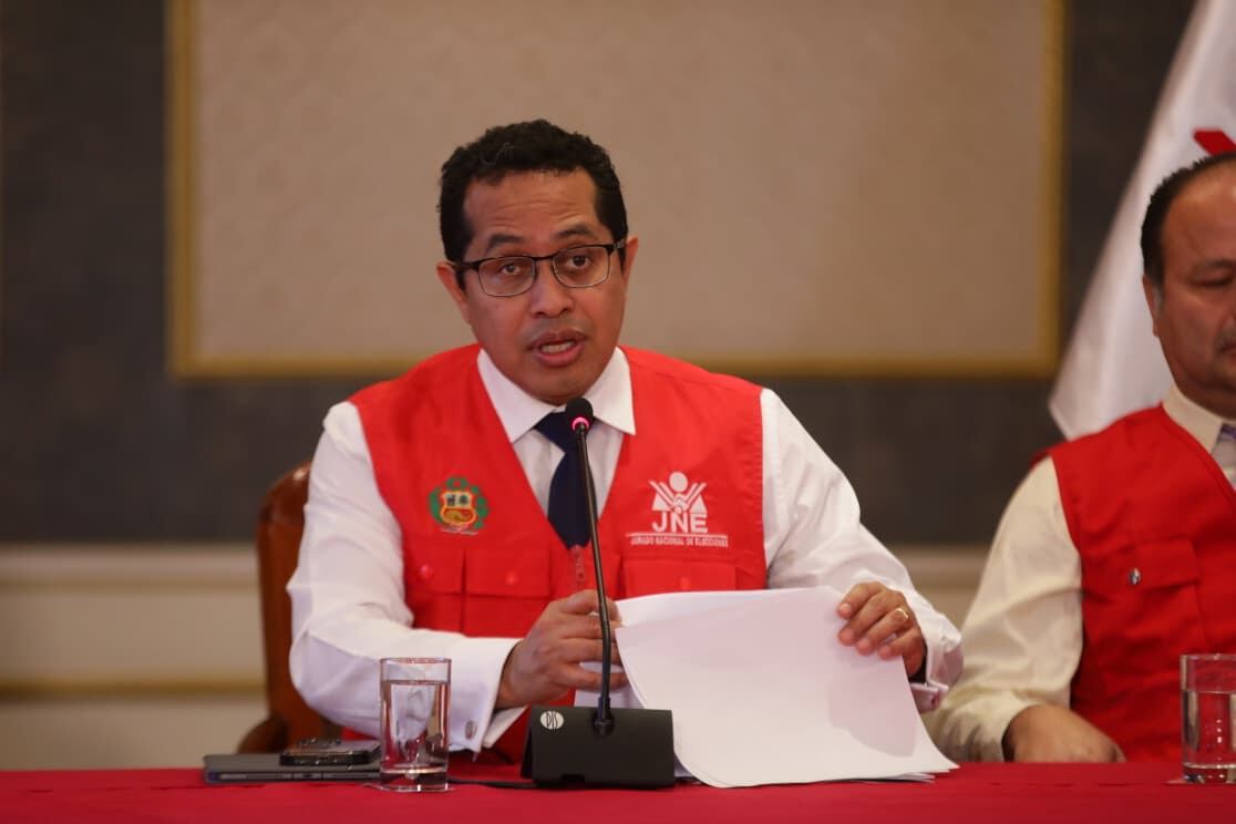 Roberto Burneo, presidente del JNE. (Foto: GEC)