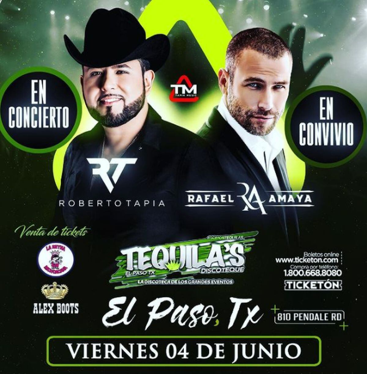 Uno de los eventos que promocionaban juntos. (Foto: Roberto Tapia / Inbstagram)