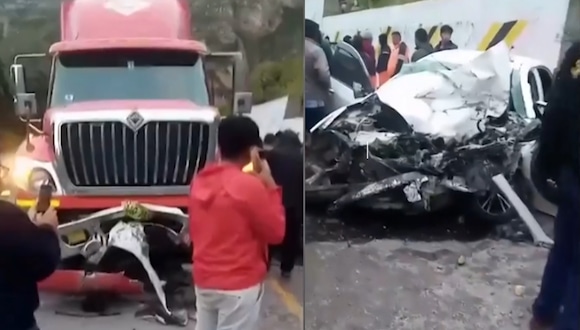 Huancayo: Dos muertos y tres heridos dejó accidente en la Carretera Central