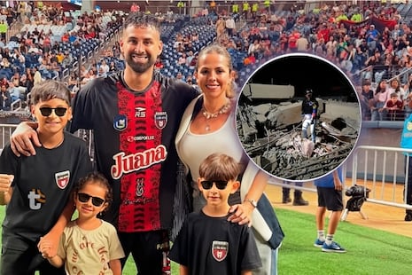 Jugador argentino desconsolado por desaparición de esposa y sus hijos tras terremoto de Venezuela